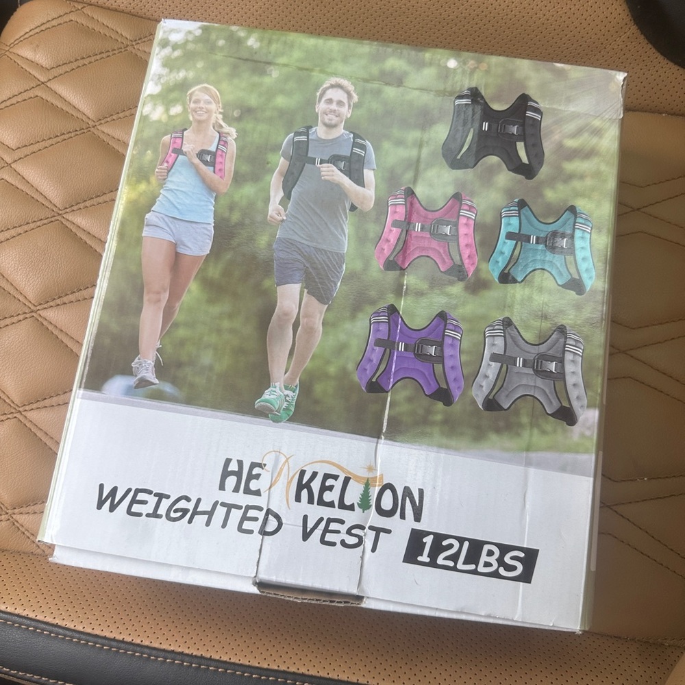 12 pound weighted vest.